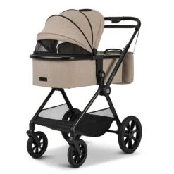 Moon Clicc Kombi-Kinderwagen Mud Melange Zubehör Bundle -Günstiges CYBEX || Britax || VOX Geschäft k24 clicc 63980800 wanne mudmelange 801 8 frontleft 02 1