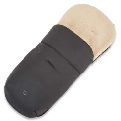 Moon Premium Fußsack Anthrazit Mit Wärmendem Kunstfelleinsatz