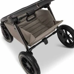 Moon Gio Plus Kombi-Kinderwagen Mud/black Chrome Zubehör Bundle -Günstiges CYBEX || Britax || VOX Geschäft k24 gioplus 64940610 korb mud 622 1