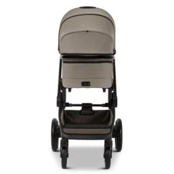 Moon Gio Plus Kombi-Kinderwagen Mud/black Chrome Zubehör Bundle -Günstiges CYBEX || Britax || VOX Geschäft k24 gioplus 64940610 wanne mud 622 1 front 1