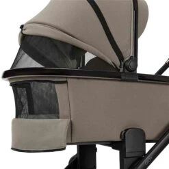 Moon Gio Plus Kombi-Kinderwagen Mud/black Chrome Zubehör Bundle -Günstiges CYBEX || Britax || VOX Geschäft k24 gioplus 64940610 wannenfensteroffen mud 622 1