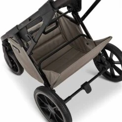 Moon Piú Kombi-Kinderwagen Mud/black Chrome -Günstiges CYBEX || Britax || VOX Geschäft k24 piu 64960630 korb mud 622