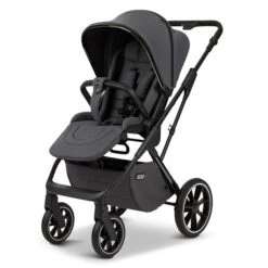 Moon Piú Kombi-Kinderwagen Anthrazit/black Chrome Zubehör Bundle -Günstiges CYBEX || Britax || VOX Geschäft k24 piu 64960630 sportsitz anthrazit 644 8 frontleft 1