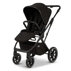 Moon Piú Kombi-Kinderwagen Black/black Matt Zubehör Bundle -Günstiges CYBEX || Britax || VOX Geschäft k24 piu 64960630 sportsitz black 633 8 frontleft 1
