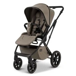 Moon Piú Kombi-Kinderwagen Mud/black Chrome -Günstiges CYBEX || Britax || VOX Geschäft k24 piu 64960630 sportsitz mud 622 8 frontleft