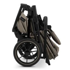 Moon Piú Kombi-Kinderwagen Mud/black Chrome Zubehör Bundle -Günstiges CYBEX || Britax || VOX Geschäft k24 piu 64960630 sportsitzfolded mud 622 7 left 1