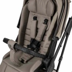 Moon Piú Kombi-Kinderwagen Mud/black Chrome -Günstiges CYBEX || Britax || VOX Geschäft k24 piu 64960630 sportsitzgurtsystem mud 622