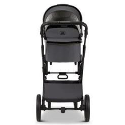 Moon Piú Kombi-Kinderwagen Anthrazit/black Chrome Zubehör Bundle -Günstiges CYBEX || Britax || VOX Geschäft k24 piu 64960630 wanne anthrazit 644 5 back 1