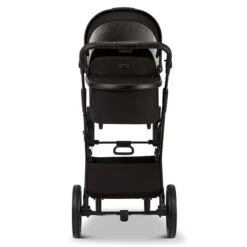 Moon Piú Kombi-Kinderwagen Black/black Matt Zubehör Bundle -Günstiges CYBEX || Britax || VOX Geschäft k24 piu 64960630 wanne black 633 5 back 1