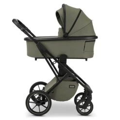 Moon Piú Kombi-Kinderwagen Moss Green/black Matt Zubehör Bundle -Günstiges CYBEX || Britax || VOX Geschäft k24 piu 64960630 wanne mossgreen 655 3 right 1