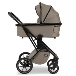 Moon Piú Kombi-Kinderwagen Mud/black Chrome Zubehör Bundle -Günstiges CYBEX || Britax || VOX Geschäft k24 piu 64960630 wanne mud 622 3 right 1