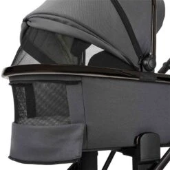 Moon Piú Kombi-Kinderwagen Anthrazit/black Chrome Zubehör Bundle -Günstiges CYBEX || Britax || VOX Geschäft k24 piu 64960630 wannenfensteroffen anthrazit 644 1