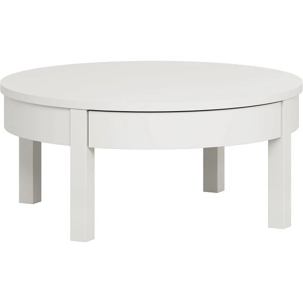 VOX Simple Kaffeetisch Niedrig Weiß Ø80 Cm 1 VOX Simple Kaffeetisch Niedrig Weiß Ø80 Cm