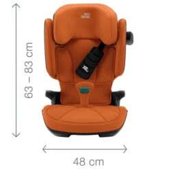 Britax Römer Kidfix I-Size Burgundy Red Kindersitz Gruppe ECE R 129 / I-Size -Günstiges CYBEX || Britax || VOX Geschäft kidfix i size dimension images angle 03 3