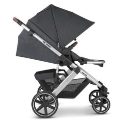 ABC Design Salsa 4 Kinderwagen Bundle Storm Mit Cybex Aton 5 Und Adapter 13 ABC Design Salsa 4 Kinderwagen Bundle Storm Mit Cybex Aton 5 Und Adapter -Günstiges CYBEX || Britax || VOX Geschäft kinderwagen stroller salsa 4 storm 08 liegeposition 08