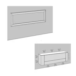 Hülsta Gentis Wohnwand 1 - Akzent Holz/Hochglanz - Breite 299,2 Cm -Günstiges CYBEX || Britax || VOX Geschäft led beleuchtung 4