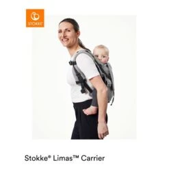 Stokke® Limas™ Flex Babytrage Floral Gold -Günstiges CYBEX || Britax || VOX Geschäft limasflex slatemel onbuhimo 220425 0718 rt 1 1 1
