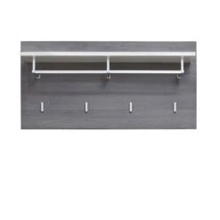 Trendteam Line Paneel Weiß Hochglanz / Sardegna Rauchsilber