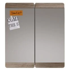 Trendteam Malea Spiegelschrank Eiche San Remo Hell