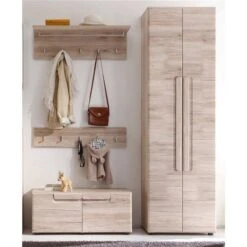Trendteam Malea Garderobe 168x188x38 Cm Eiche San Remo Hell