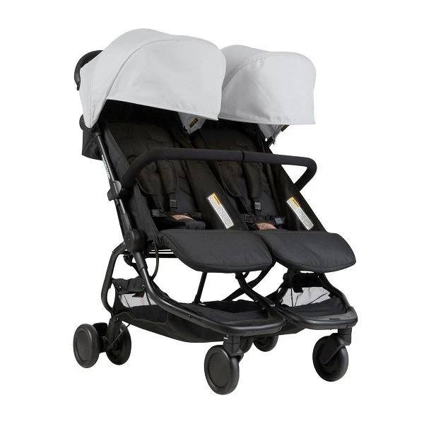 Mountain Buggy Nano DUO In Silver Ideal Für Die Reise 1 Mountain Buggy Nano DUO In Silver Ideal Für Die Reise