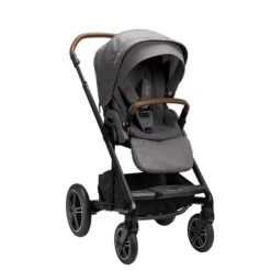 Nuna MIXX Next Kinderwagen Granite Inkl. Fußsack, Regenverdeck, Adapter
