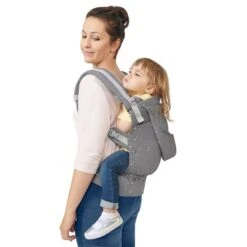 Kinderkraft Huggy Babytrage Grey Sichere, Ergonomische Position -Günstiges CYBEX || Britax || VOX Geschäft packshot 9 1