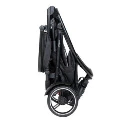 Phil&teds Dot Buggy Inklusive Sitzauflage Apple -Günstiges CYBEX || Britax || VOX Geschäft phil teds dot buggy charcoal folded side view 8