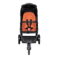 Phil&teds Dot Buggy Inklusive Sitzauflage Rust -Günstiges CYBEX || Britax || VOX Geschäft phil teds dot buggy in rust orange colour front view 1