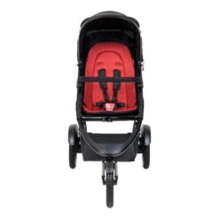 Phil&teds Sport Buggy Inklusive Sitzauflage Chili -Günstiges CYBEX || Britax || VOX Geschäft phil teds sport buggy in chili red front view 1