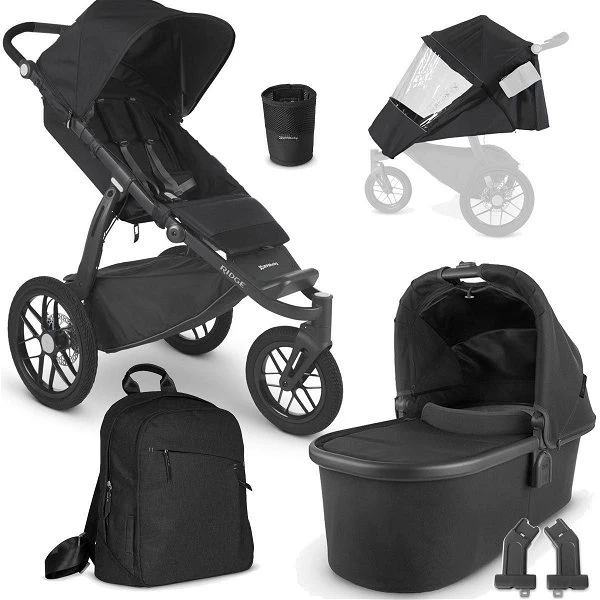 UPPAbaby Ridge Bundle JAKE Dunkelgrau Mit 5 Zubehörartikeln 1 UPPAbaby Ridge Bundle JAKE Dunkelgrau Mit 5 Zubehörartikeln