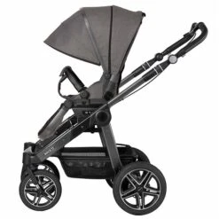 Hartan Rock It GTR Kinderwagen Stardust (902) Mit Handbremse -Günstiges CYBEX || Britax || VOX Geschäft rock it 1200 178 902 gtr spowa ansicht seite mit ausgeklappter sonnenblende