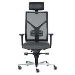 Rovo R16 3040 S6 Drehstuhl Semianilin-Leder