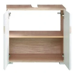 Trendteam Set-One Bad Kombination 4-teilig Weiß / Eiche 7 Trendteam Set-One Bad Kombination 4-teilig Weiß / Eiche -Günstiges CYBEX || Britax || VOX Geschäft set one bd 1336 301 96 frontal geoeffnet freisteller