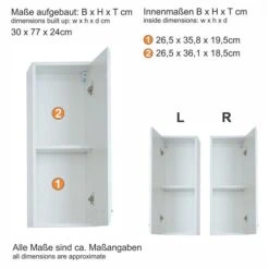 Trendteam Skin Hängeschrank Weiß Hochglanz -Günstiges CYBEX || Britax || VOX Geschäft skin bd 1116 501 01 frontal datenblatt