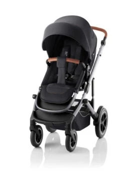 Britax Smile 5Z Kinderwagen Fossil Grey - GreenSense -Günstiges CYBEX || Britax || VOX Geschäft smile 5z fossilgrey anthrazite brownhandle 02 2023 1