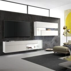 Hülsta Tetrim Wohnwand 2 - Lack-Ausführung Lowboard & Hängeelement -Günstiges CYBEX || Britax || VOX Geschäft tetrim kombi 2