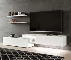 Hülsta Tetrim Wohnwand 6 - Lack-Ausführung Lowboards & Wandsteckborde -Günstiges CYBEX || Britax || VOX Geschäft tetrim kombi 7