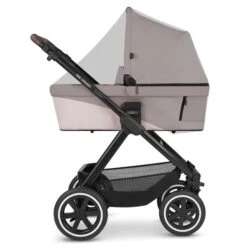 ABC Design Samba 2in1 Kinderwagen Bundle Berry Pure Mit Autositz, Wickeltasche, Fußsack Und Adapter -Günstiges CYBEX || Britax || VOX Geschäft universal moskitonetz mosquito net black 01 samba 4 berry 01