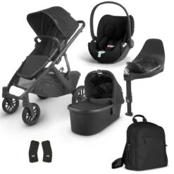 UPPAbaby Vista V2 Jake Charcoal & Cybex Cloud T, Base T, Wickelrucksack -Günstiges CYBEX || Britax || VOX Geschäft vista v2 bundle jake charcoal neu
