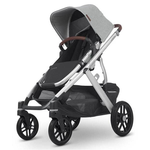 UPPAbaby Vista V2 Kinderwagen Greyson Charcoal Melange | Mit Babywanne 2 UPPAbaby Vista V2 Kinderwagen Greyson Charcoal Melange | Mit Babywanne – Bild 2