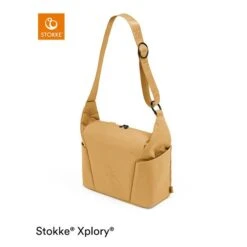 Stokke® Xplory® X Wickeltasche Golden Yellow -Günstiges CYBEX || Britax || VOX Geschäft xplory x changingbag goldenyellow 200923 028 carry rt