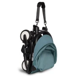 BABYZEN™ YOYO² 6+ Buggy Aqua Gestell Black -Günstiges CYBEX || Britax || VOX Geschäft yoyo 2 6 folded 3 4 black frame aqua web