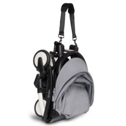 BABYZEN™ YOYO² 6+ Buggy Stone Gestell White 5 BABYZEN™ YOYO² 6+ Buggy Stone Gestell White -Günstiges CYBEX || Britax || VOX Geschäft yoyo 2 6 white frame folded 3 4 stone web