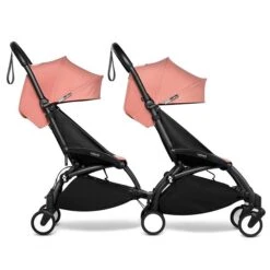 BABYZEN™ YOYO² Doppelbuggy Ginger Gestell Black -Günstiges CYBEX || Britax || VOX Geschäft yoyo connect yoyo 2 profile twin 6 black frame ginger web